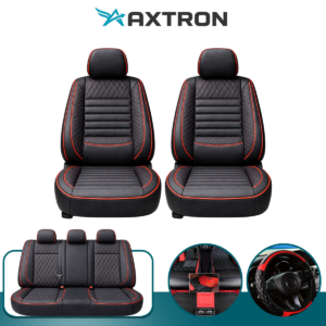 Funda de Auto Universal Regent en Cuero Legítimo con Airbag + REGALOS: Alfombra de Cuero y Funda de Volante