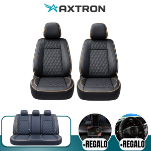 Alternative view of Funda de Auto Universal Noble en Cuero Legítimo con Airbag + REGALOS: Alfombra de Cuero y Funda de Volante