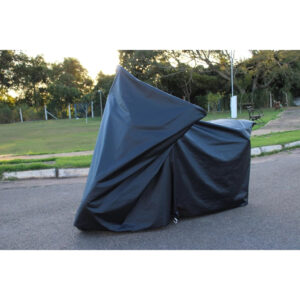 Alternative view of Funda Para Cubrir Moto 100% Cuero Impermeable Forrada – Protección Contra Sol, Lluvia, Granizo y Rayones
