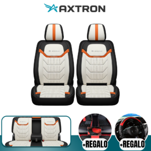 Alternative view of Funda de Asiento Universal Fusion en cuero legítimo con airbag, más regalos: alfombra de cuero y cubierta de volante.