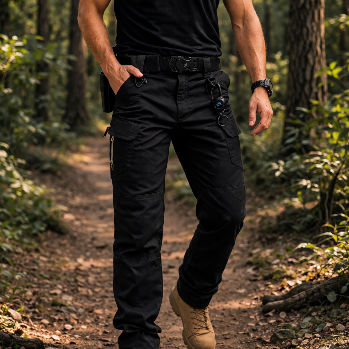 Pantalón Táctico Masculino Bunker en RipStop y Poliéster