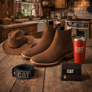 Alternative view of Kit Bota Masculina Pampa de Cuero Legítimo con Plantilla Ortopédica + 4 REGALOS: Vaso, Billetera, Cinturón y Sombrero
