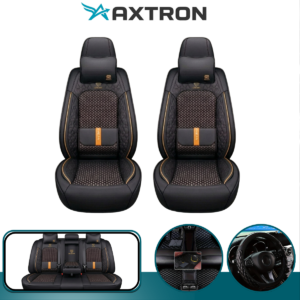 Alternative view of Cubre Auto Universal Axon en Cuero Legítimo con Airbag + REGALOS: Alfombra de Cuero y Funda de Volante