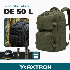 Alternative view of [ÚLTIMAS UNIDADES] Mochila Táctica Militar 50L Impermeable + 3 Regalos Exclusivos — ¡Todo lo que lleva un hombre preparado!