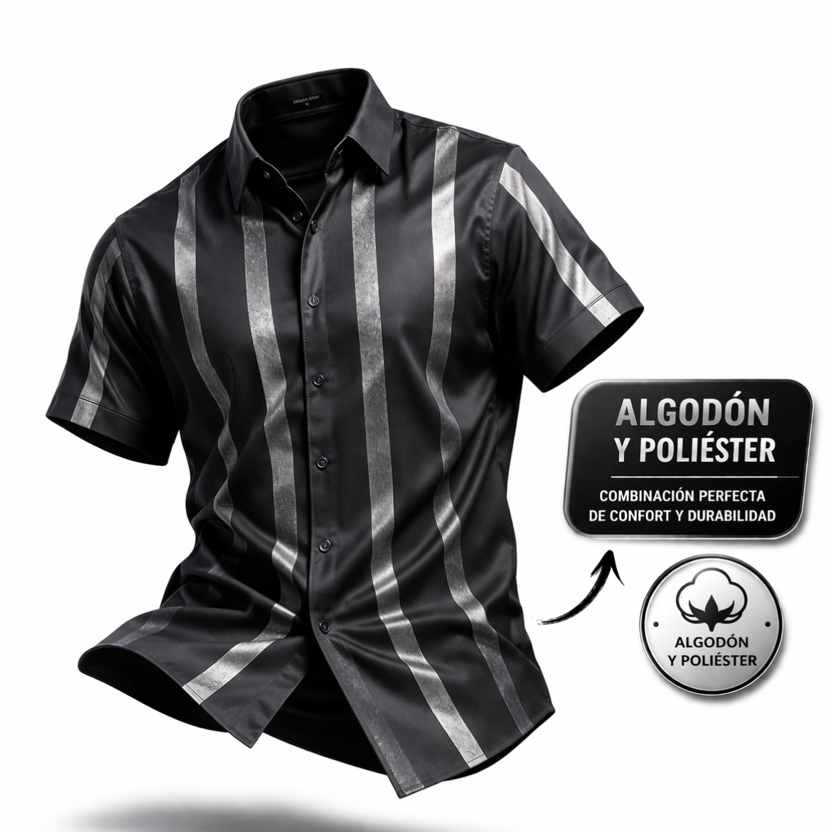 Diferencial de la Camisa Masculina Icon
