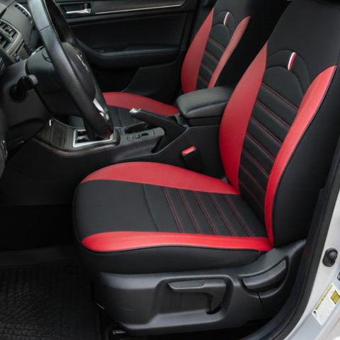 Kit: funda + alfombras de cuero + funda para volante