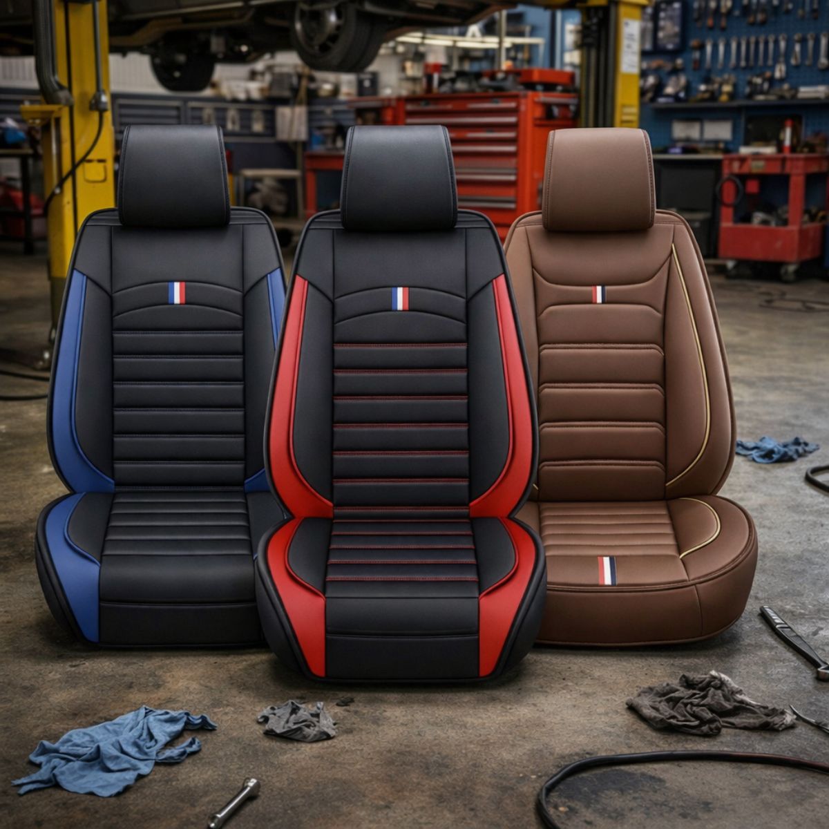 Funda de Auto Universal Prime en Cuero Legítimo
