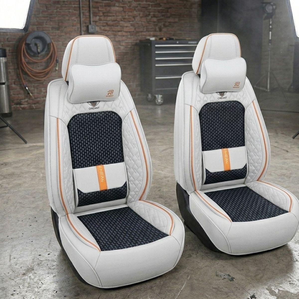 Cubre Auto Universal Axon en Cuero Legítimo con Airbag