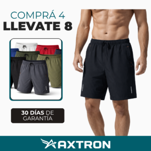 [Llevá 8 y Pagá 4] Short Masculino Riviera de Seda Fría y Poliéster (¡Confort Absoluto!)